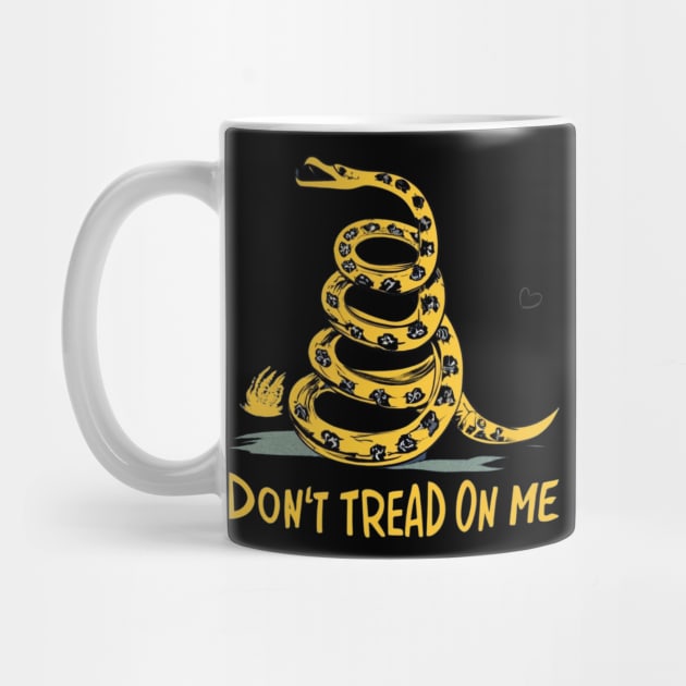 Don't trade on me , Gadsden flag snake freedom design by Nasromaystro